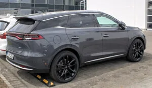 BYD Tang EV de segunda generación en versión de exportación, el SUV eléctrico de siete puestos de BYD